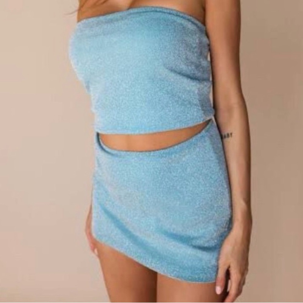 Blue Mini Skirt #61